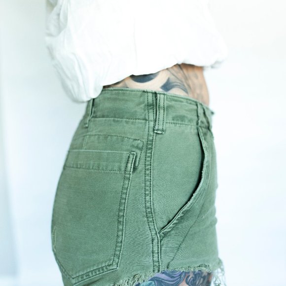Raw & Patched Free People Shorts - Picture 7 of 8